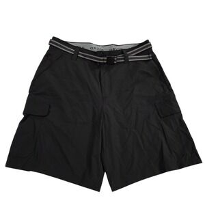 Orvis‎ Cargo Short Mens Black Size 34 With Removable Belted 100% Polyester